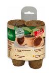 Accessoires pour semer - Godet Coco Rond - 6 cm (x20) +4 Offerts - face recto